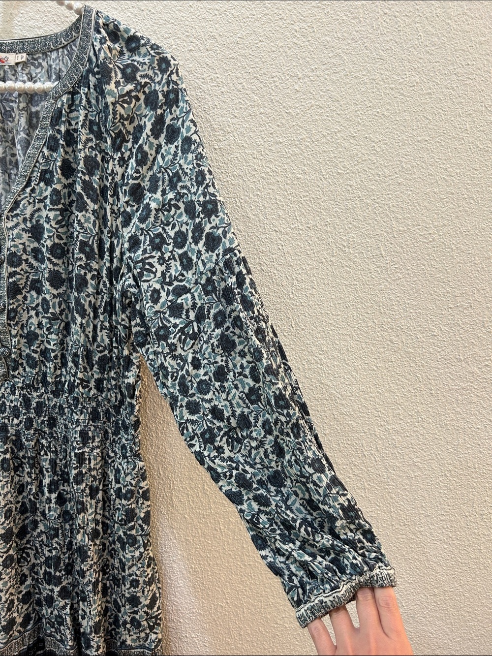 Faherty Montana Dress in Navy Folly Floral Size Medium - Picture 7 of 15